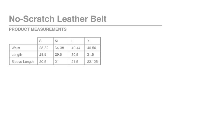 Sizing Chart