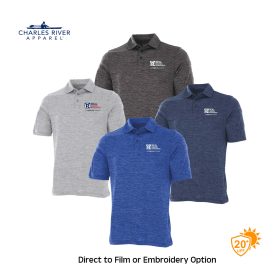 CR Men's Space Dye Polo Shirt. 3814