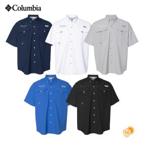 Columbia Men's PFG Bahama Short Sleeve Shirt. 212464 -DF/RC