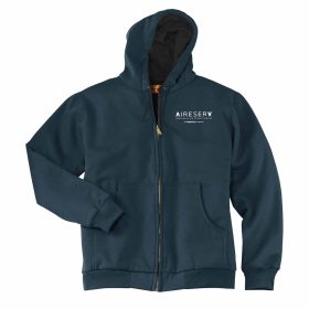 Heavyweight Full-Zip Hooded Sweatshirt with Thermal Lining.  CS620