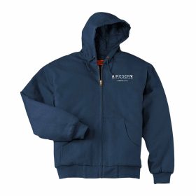 Duck Cloth Hooded Work Jacket.  J763H