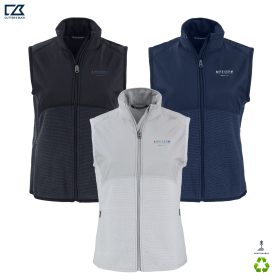 C&B Ladies' Hunts Point Recycled Fleece Hybrid Vest. LCK00228