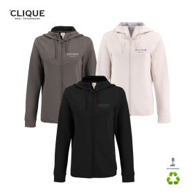 Clique Ladies' Haven Recycled Full-Zip Hoodie. LQK00091