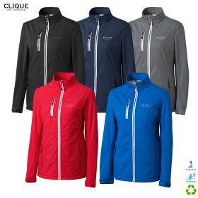 Clique Ladies' Telemark Recycled Stretch Softshell Jacket. LQO00041