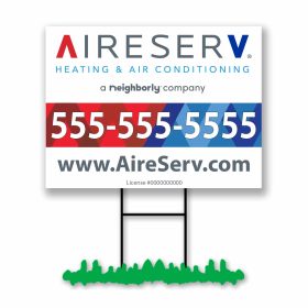 18x24 Double Sided Lawn Signs w/ Stakes. LS