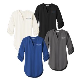 Ladies' 3/4-Sleeve Tunic Blouse. LW701