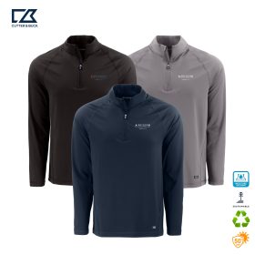 C&B Men's Prospect Recycled Featherlight 1/4-Zip. MCK01364 - DF/LC