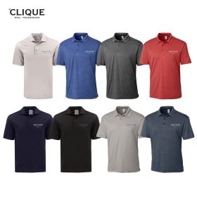 Clique Charge Active Men's Short Sleeve Polo. MQK00096 -DF/LC