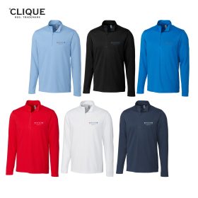 Clique Mens Ice Pique 1/2-Zip Tech . MQK00098 -DF/LC