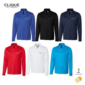 Clique Mens Spin Eco Performance 1/2-Zip . MQK00099 -DF/LC