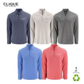 Clique Men's Dash Recycled 1/4-Zip . MQK00120 -DF/LC