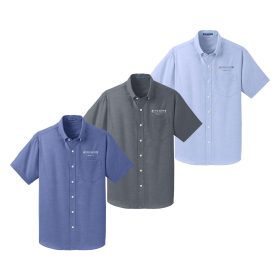 Men's Short Sleeve Oxford Shirt. S659