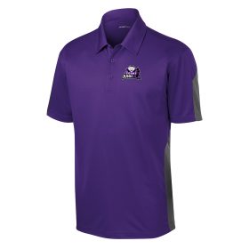 Men's Active Textured Colorblock Polo. ST695