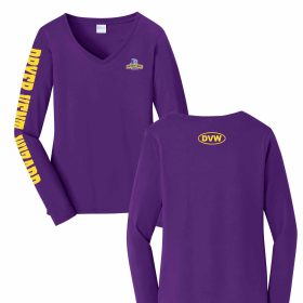 3 LOC. Ladies' Long Sleeve V-Neck Tee. LPC450VLS - EMB/2 - DF/RS