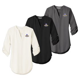 Ladies' 3/4-Sleeve Tunic Blouse. LW701