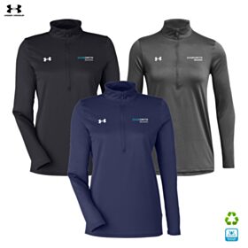 Under Armour Ladies' Team Tech 1/2-Zip. 1376862 - DF/LC
