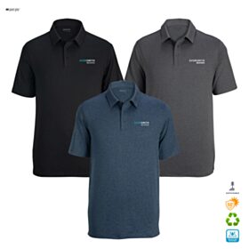 Point Grey Men's Recycled Heather Polo. 1592 - DF/LC