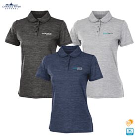 CR Ladies' Space Dye Performance Polo. 2814 - DF/LC