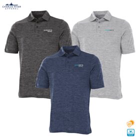 CR Men's Space Dye Performance Polo. 3814 - DF/LC