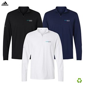 Adidas Men's Textured Stripe 1/4-Zip. A708 - DF/LC