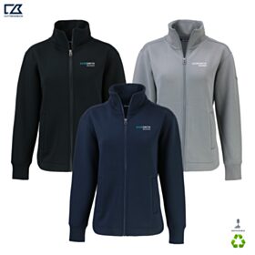 C&B Ladies' Roam Buttery-Soft Knit Recycled Full-Zip Jacket. LCK00162
