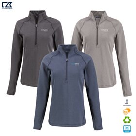 C&B Ladies' Peshastin Fleece Lined Recycled 1/2-Zip Pullover. LCK00182 - DF/LC