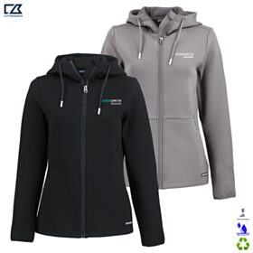C&B Ladies' Roam Recycled Buttery-Soft Knit Hooded Full-Zip. LCK00194