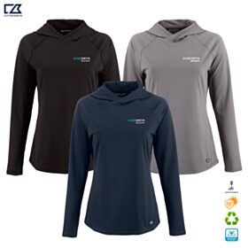C&B Ladies' Prospect Recycled Featherlight Hooded Pullover. LCK00224 - DF/LC