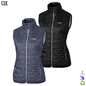 C&B Ladies' Rainier Eco Insulated Full-Zip Puffer Vest. LCO00008