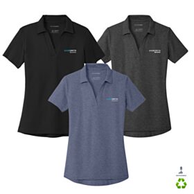 Ladies' C-FREE Cotton Blend Pique Polo. LK867