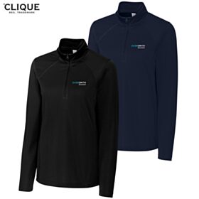 Clique Ladies' Ice Tech 1/2-Zip Pullover. LQK00084 - DF/LC