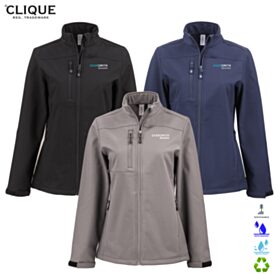 Clique Ladies' Tempest Waterproof Stretch Full-Zip Softshell Jacket. LQO00070