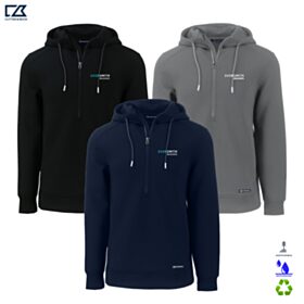 C&B Men's Roam Recycled Buttery-Soft Knit 1/2-Zip Hooded Pullover. MCK01279
