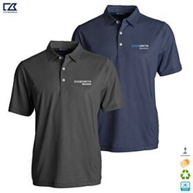 C&B Mens Pike Symmetry Print Recycled Polo. MCK01284 - DF/LC