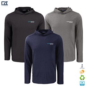 C&B Men's Coastline Eco Comfort Recycled Hooded Shirt. MCK01330 - DF/LC