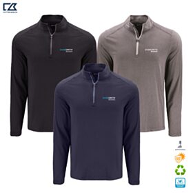 C&B Men's Coastline Eco Comfort Recycled 1/4-Zip. MCK01347 - DF/LC