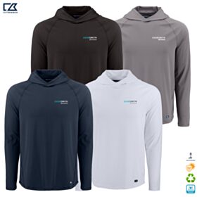 C&B Men's Prospect Recycled Featherlight Hooded Pullover. MCK01363 - DF/LC