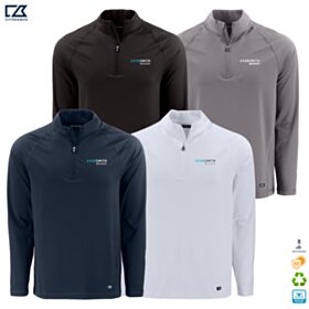 C&B Men's Prospect Recycled Featherlight 1/4-Zip. MCK01364 - DF/LC