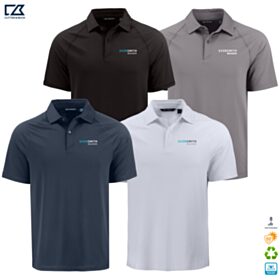 C&B Men's Prospect Recycled Featherlight Stretch Sport Polo. MCK01367 - DF/LC
