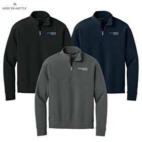 Mercer+Mettle Linear Texture 1/4-Zip. MM3040