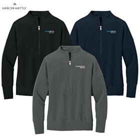 Mercer+Mettle Ladies' Linear Texture 1/4-Zip. MM3041