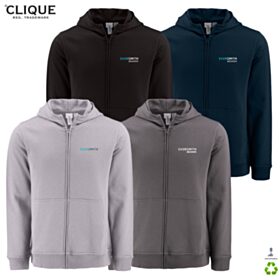 Clique Unisex Drive Recycled Full-Zip Hooded Sweatshirt. MQK00116