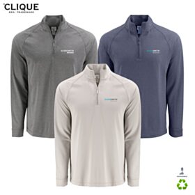 Clique Men's Dash Recycled 1/4-Zip. MQK00120 - DF/LC