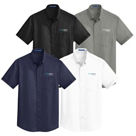 Men's Short Sleeve SuperPro Twill Shirt. S664