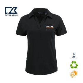 C&B Ladies' Coastline Recycled Dolman Polo. LCK00193 -DF/LC
