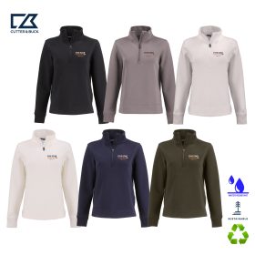 C&B Ladies' Roam Recycled Knit 1/4-Zip Pullover. LCK00209