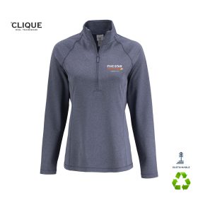 Clique Ladies' Dash Recycled 1/4-Zip Sweatshirt. LQK00093 - DF/LC