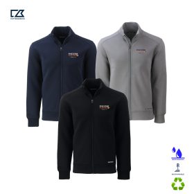 C&B Mens Roam Recycled Knit Full-Zip Jacket. MCK01281