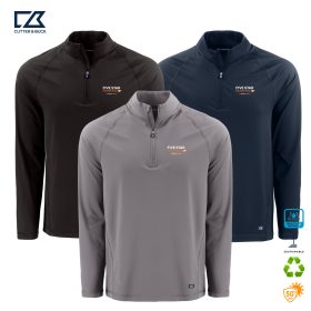 C&B Men's Prospect Recycled Featherlight 1/4-Zip. MCK01364 - DF/LC