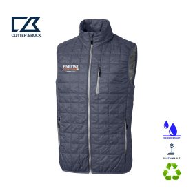C&B Men's Rainier Insulated Recycled Full-Zip Puffer Vest. MCO00019 -EMB/RC